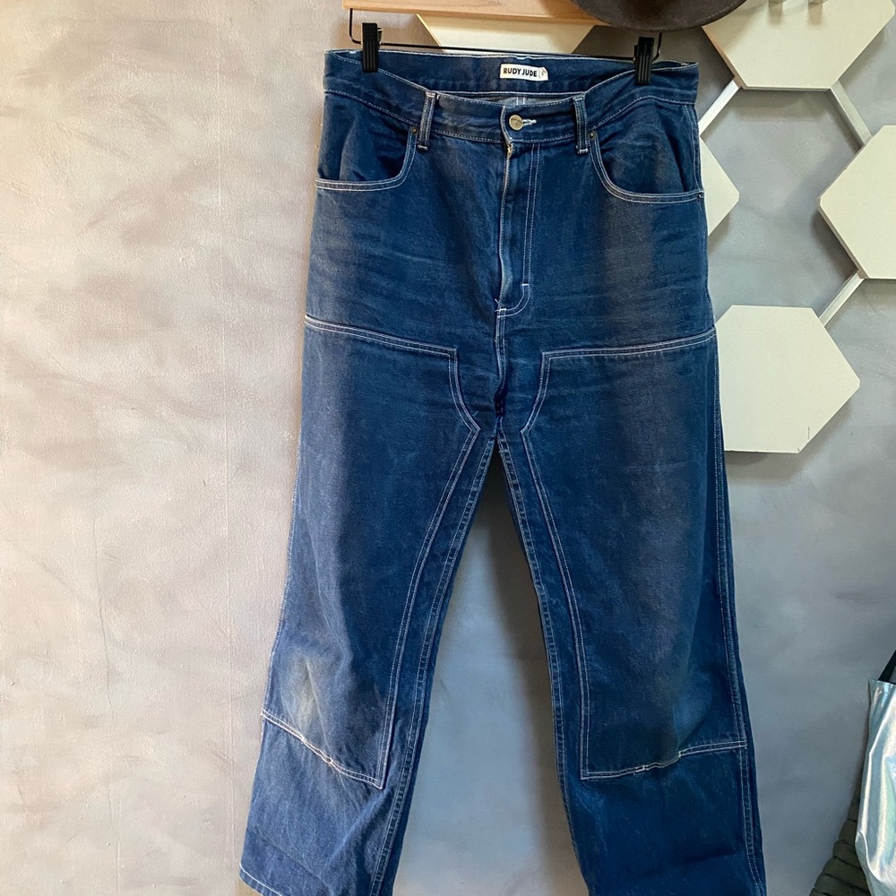 Rudy Jude utilities, indigo, size 5 TRADE for 4